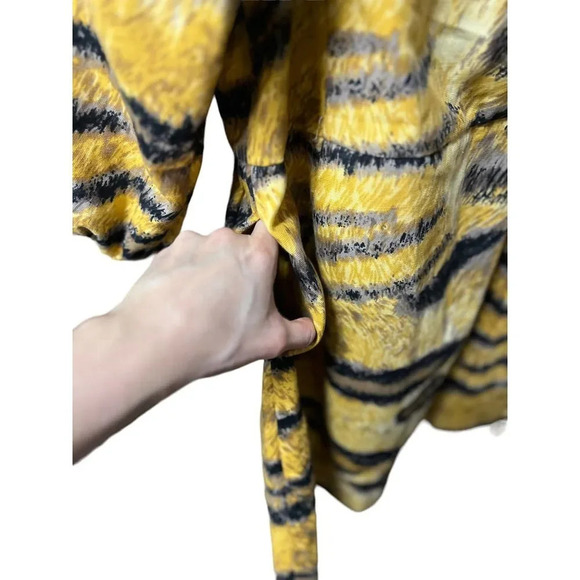 Hofmann Copenhagen Animal Print Mini Dress in Golden Hour - Picture 4 of 8